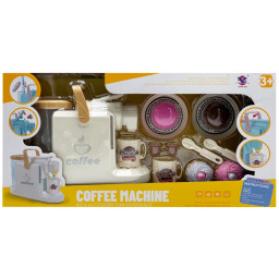 Детская бытовая техника "Кофемашина" Bambi XS-25097(White) световые и звуковые эффекты