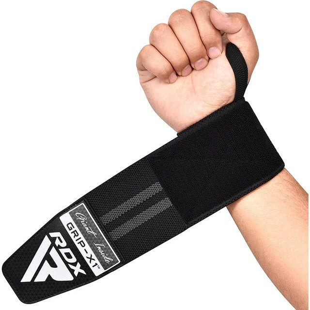Бинти для зап'ясть WR11 GYM Wrist Wrap RDX Inc Limited WAH-WR11BG, Black/Grey