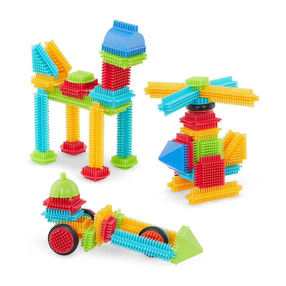 Конструктор серии Bristle Blocks - СТРОИТЕЛЬ Battat Lite BT3070Z 56 деталей