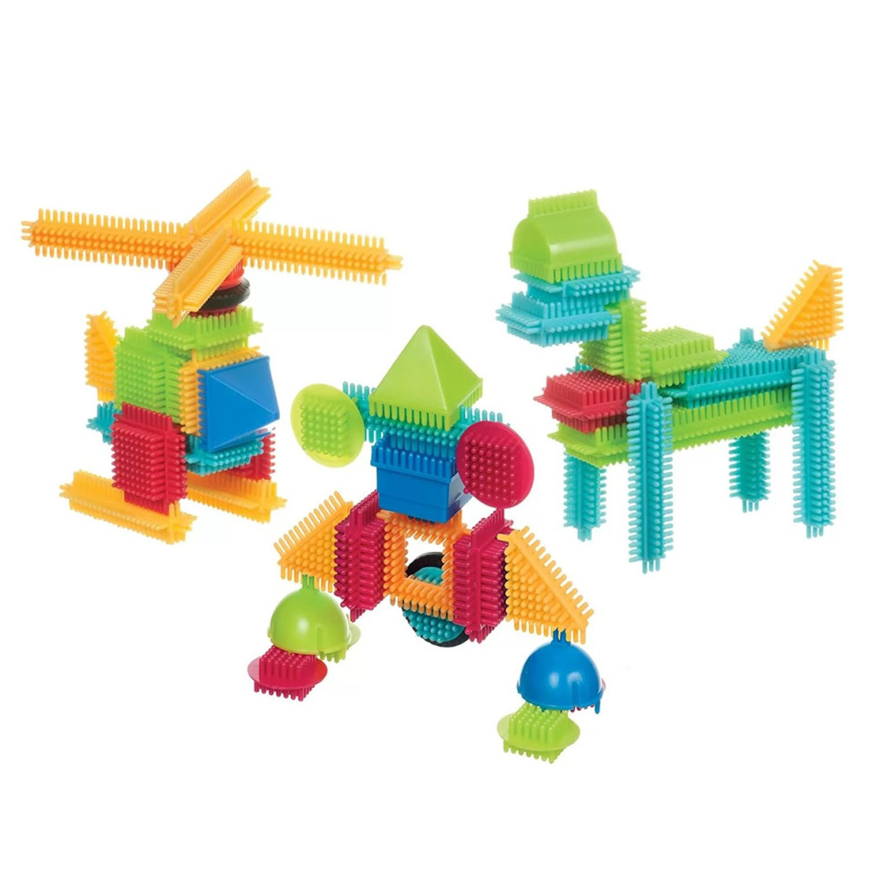 Конструктор серии Bristle Blocks - СТРОИТЕЛЬ Battat Lite BT3070Z 56 деталей