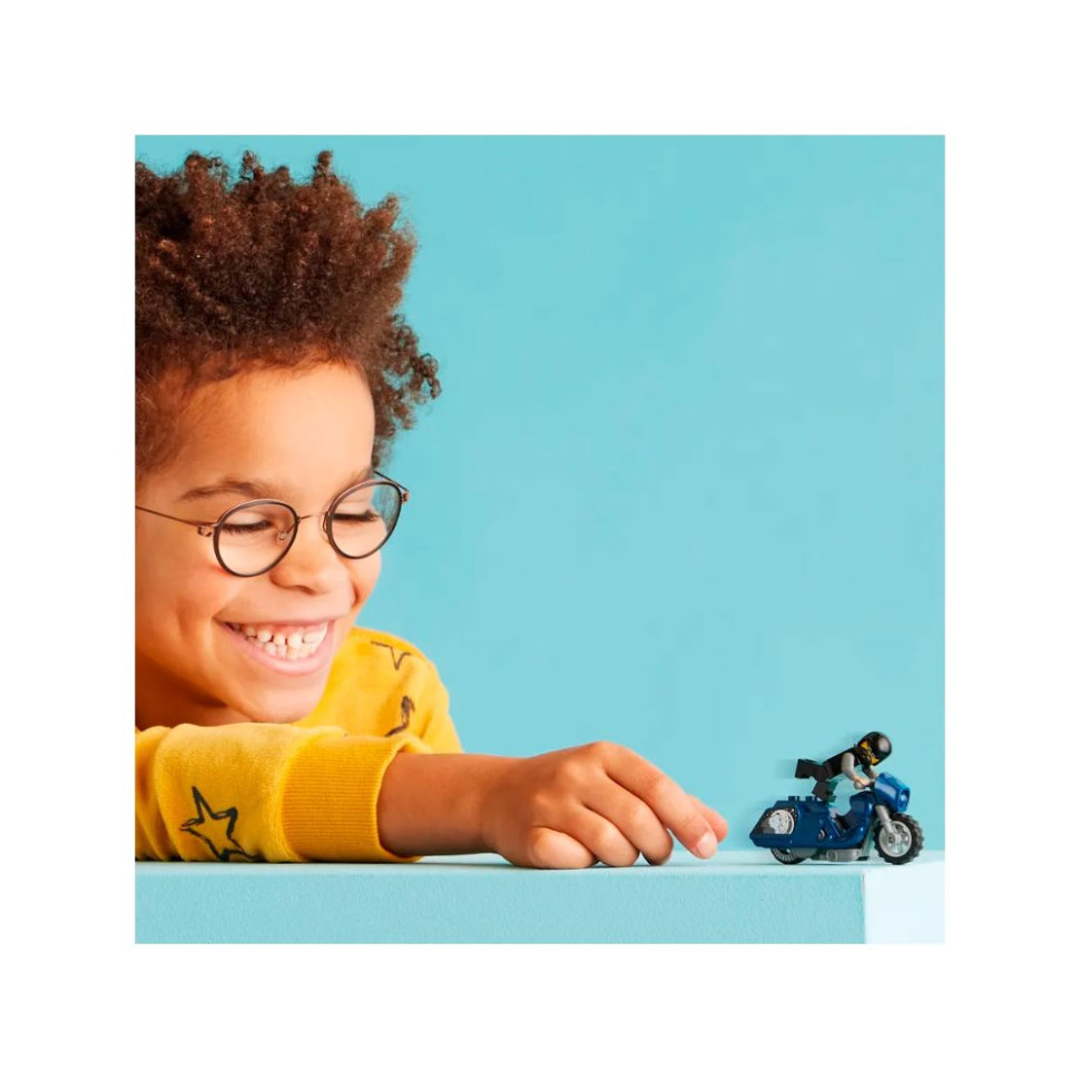 Конструктор Туристичний трюковий мотоцикл City Stuntz LEGO 60331, 10 деталей