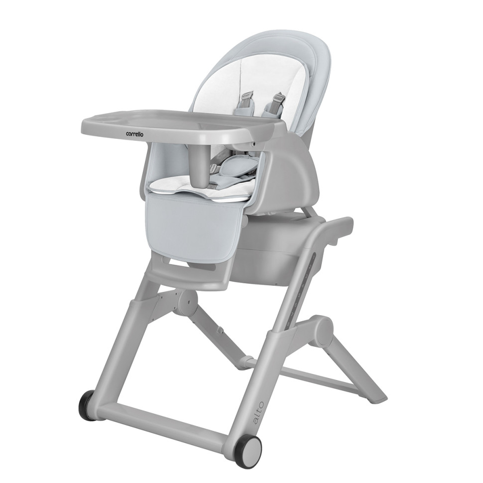 Дитячий стілець для годування Alto Carrello CRL-10307 Chrome Grey