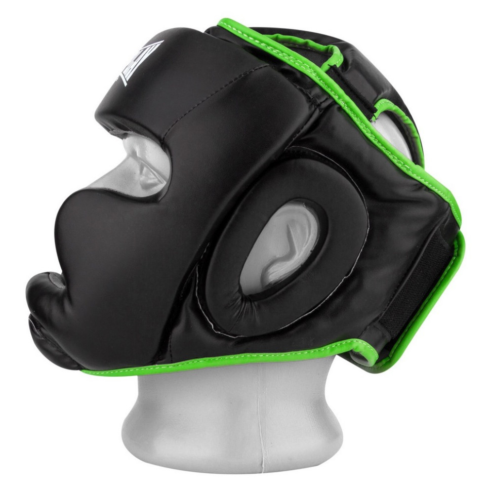 Боксерский шлем тренировочный PowerPlay PP_3100_XS_Black/Green, XS