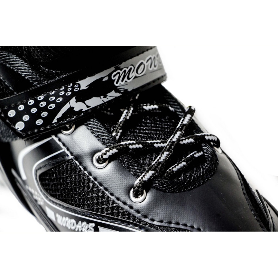 Детские раздвижные ролики Happy Bambi 692937574 Black XL, размер 43-46
