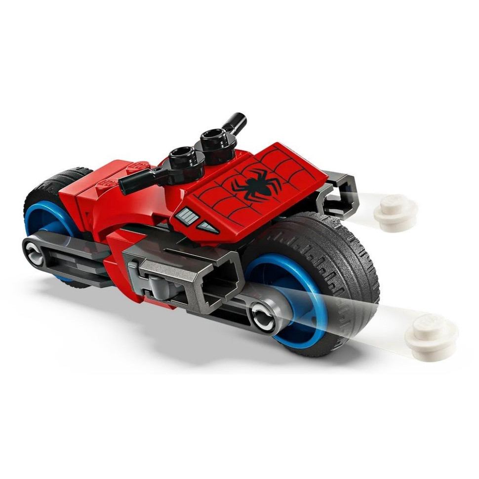 Конструктор «Погоня на мотоциклах Человек-Паук vs Доктор Осьменог» LEGO 76275, 77 деталей