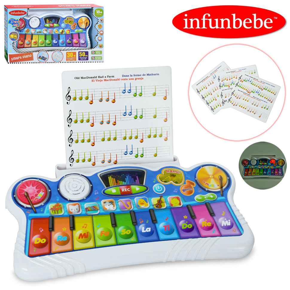 Дитяче ігрове піаніно Infunbebe LS3030 звуки тварин