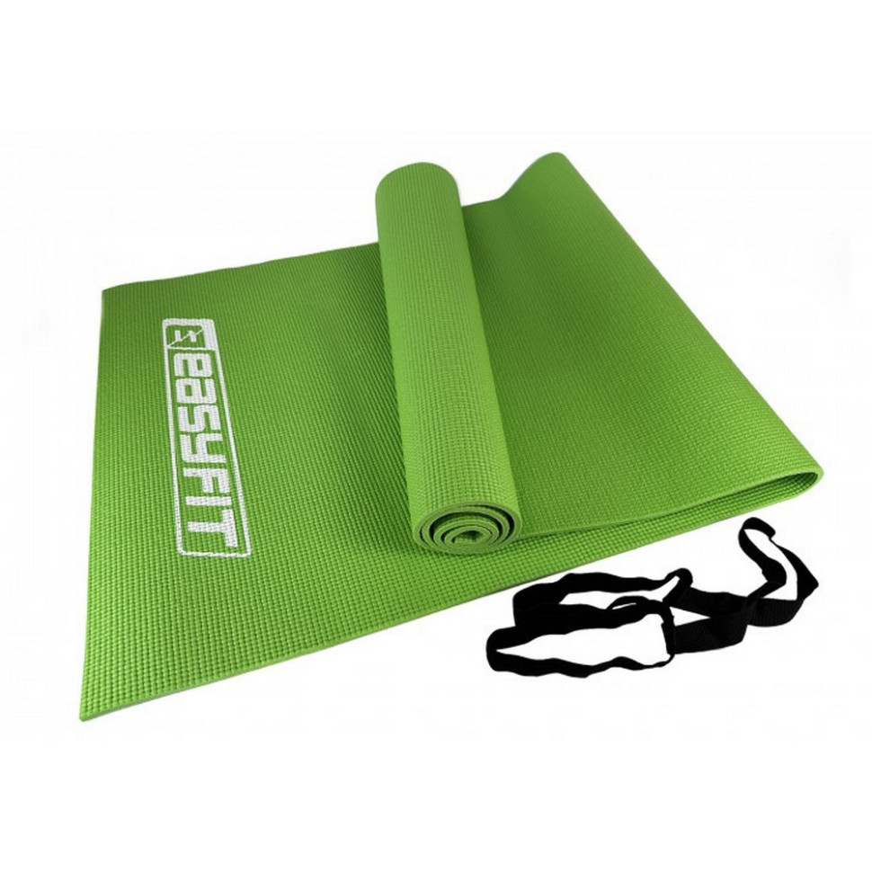 Килимок для йоги та фітнесу EasyFit EF-1918-Gr, ПВХ, Салатовий