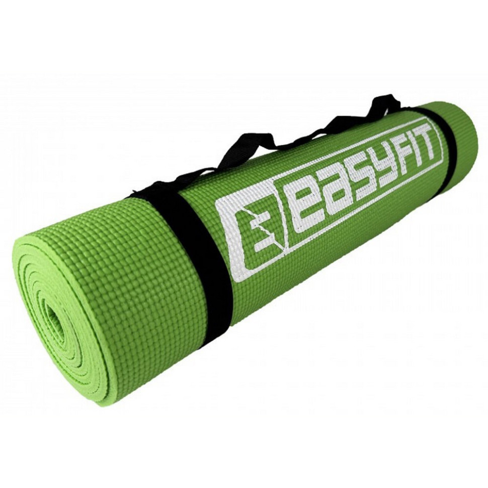 Килимок для йоги та фітнесу EasyFit EF-1918-Gr, ПВХ, Салатовий