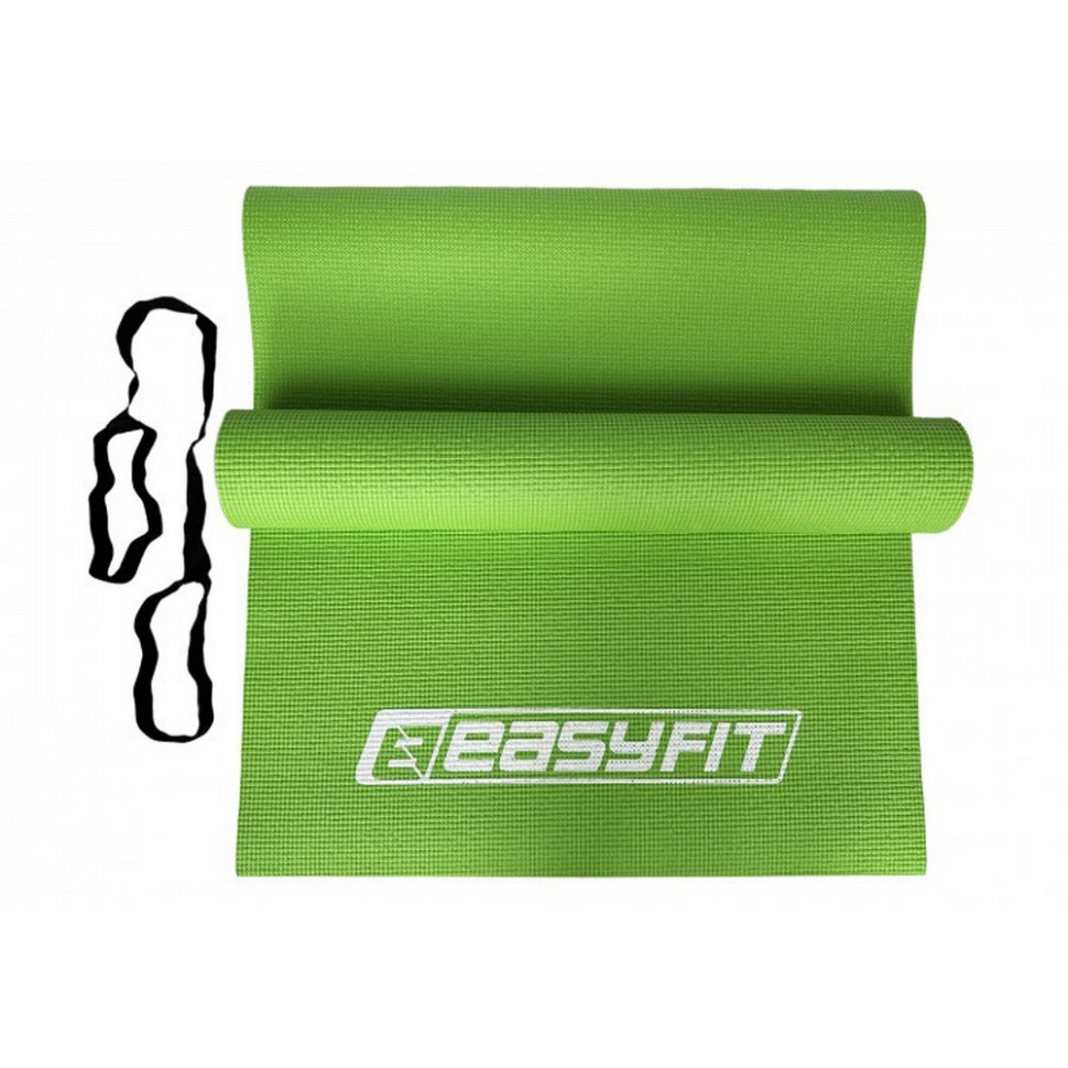 Килимок для йоги та фітнесу EasyFit EF-1918-Gr, ПВХ, Салатовий
