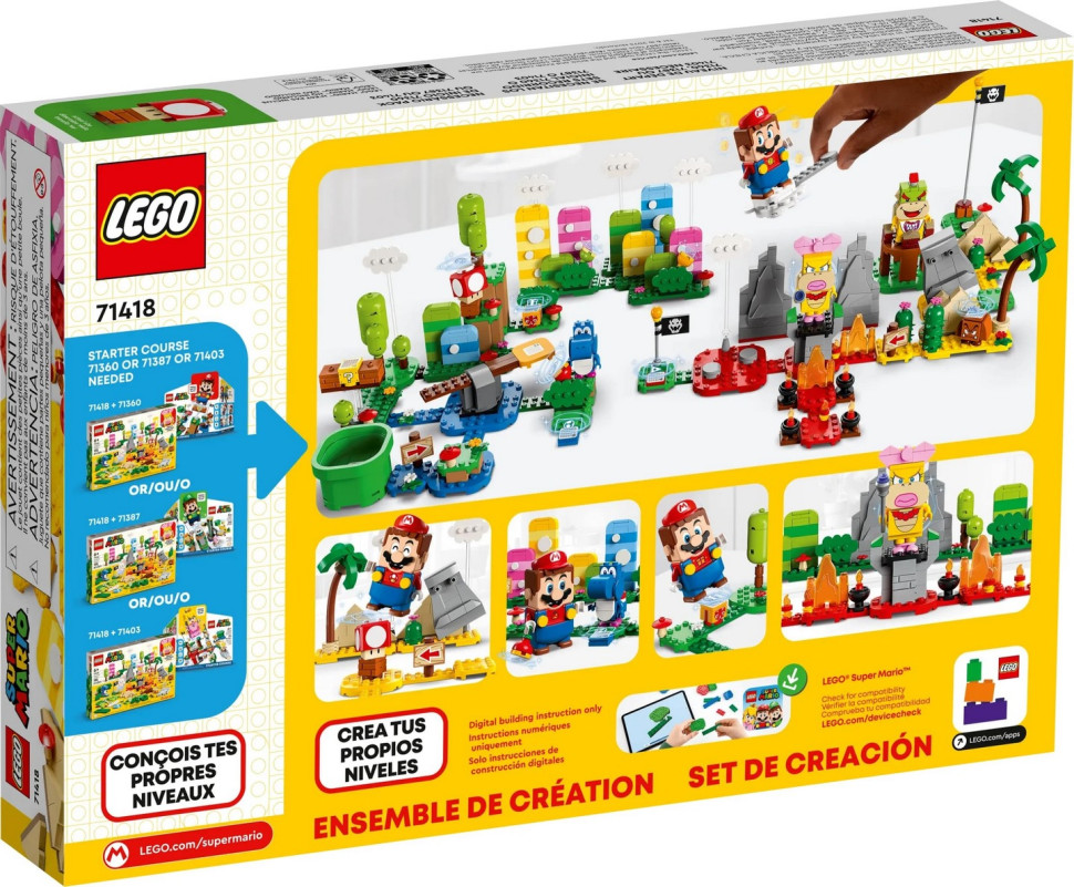 Конструктор LEGO Super Mario Набір для творчості для майстрів 71418