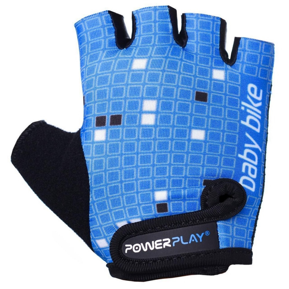 Велорукавички PowerPlay 5451_XS_Blue-White, Синьо-білі, XS