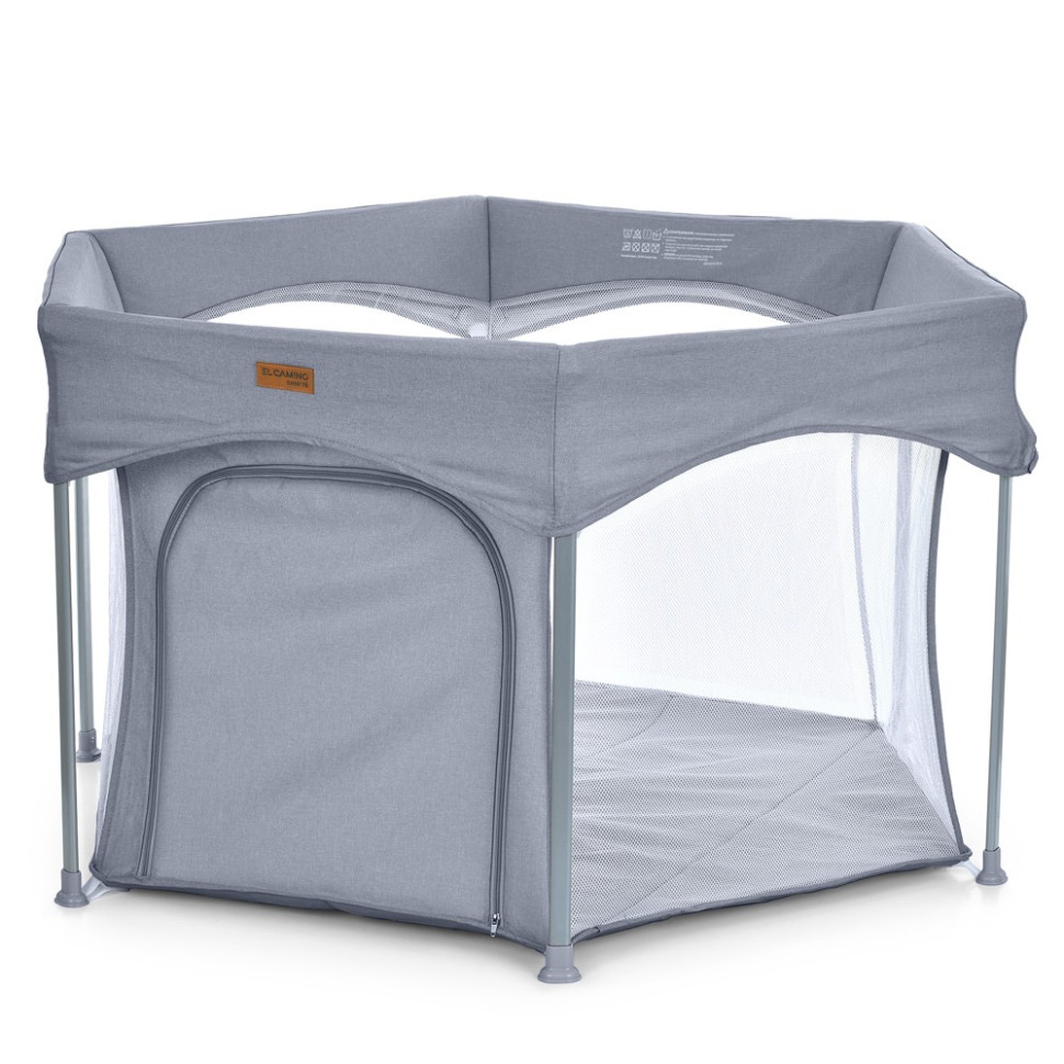 Детский манеж SWIFT 6 El Camino ME 1195 Gray 145х117х74 см