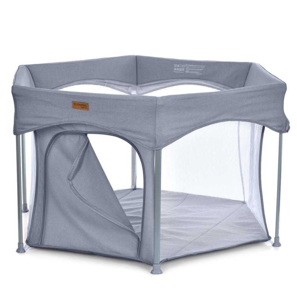 Детский манеж SWIFT 6 El Camino ME 1195 Gray 145х117х74 см