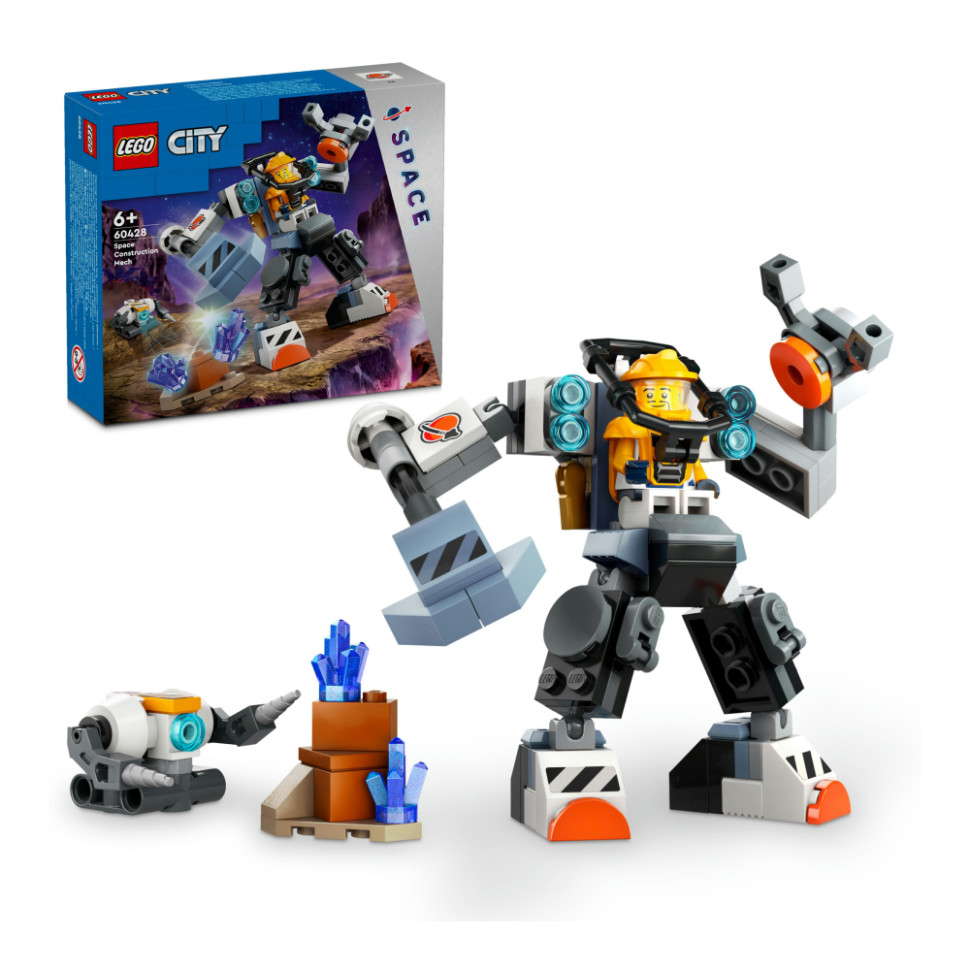 Конструктор LEGO City Костюм робота для конструювання в космосі 60428, 140 деталей