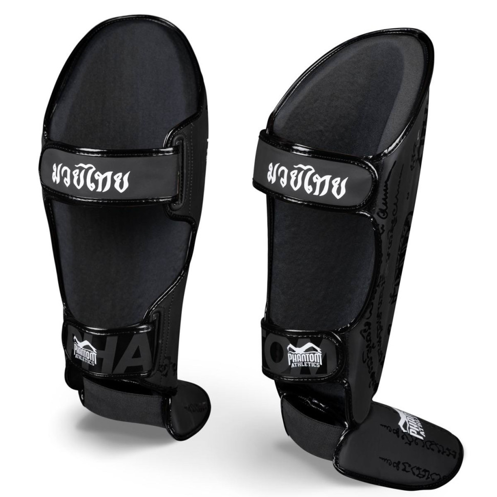 Захист гомілки та стопи Muay Thai Phantom PHSG2498-SM Black, S/M