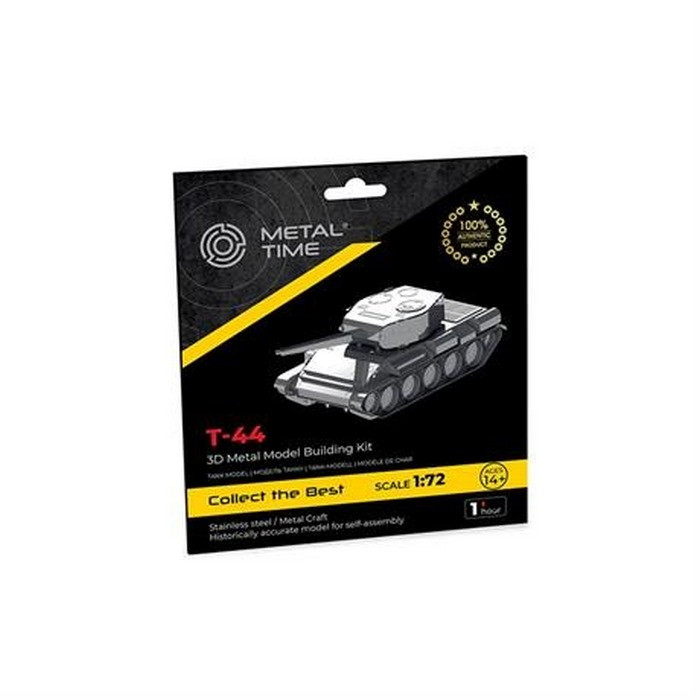 Збірна колекційна модель Танк T-44 Metal Time MT072