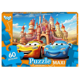 Пазл классический "Тачки" Danko Toys Mx60-11-09, 60 элементов
