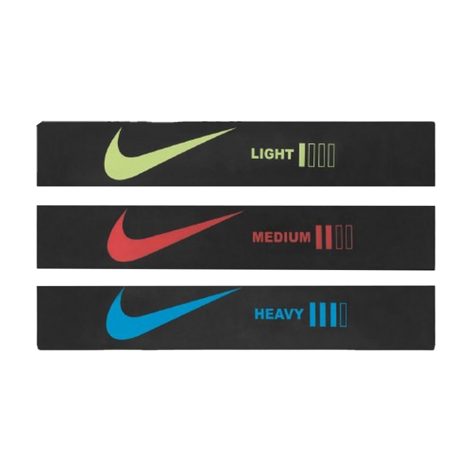 Еспандери-петлі RESISTANCE BANDS MINI 3 PK NS Nike N.100.6723.013.NS, чорний 60 х 5 см
