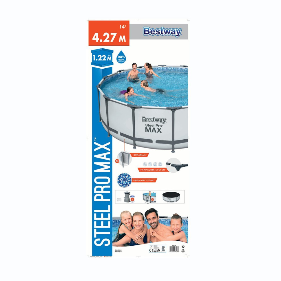 Каркасный бассейн Bestway 5612X 427х122 см, 15232 л