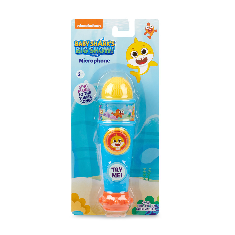 Интерактивная игрушка Музыкальный микрофон BABY SHARK 61207 серии 
