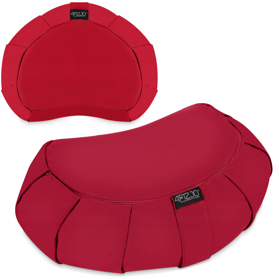 Подушка для йоги та медитації Zafu 4FIZJO P-5907739315496 напівкругла 40 x 30 x 12 см