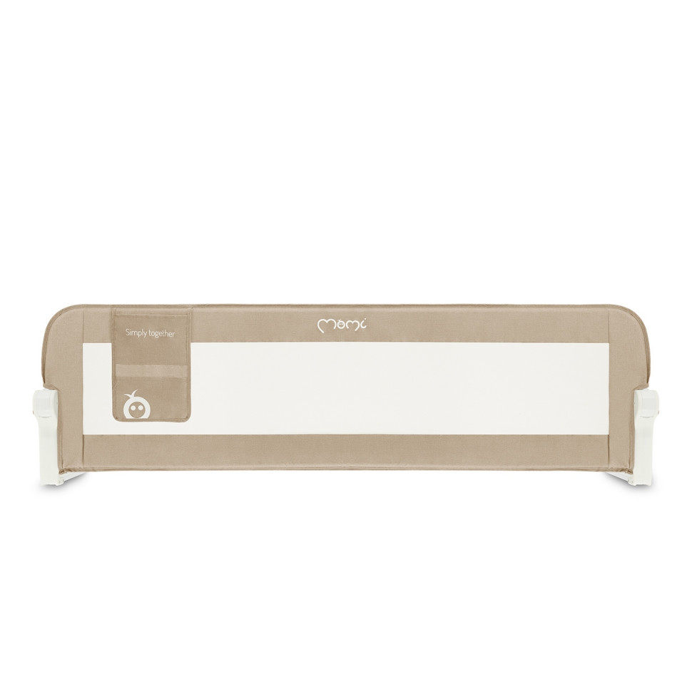 Защитный барьер для кровати LEXI PLUS MoMi AKCE00064 beige с карманом для аксессуаров