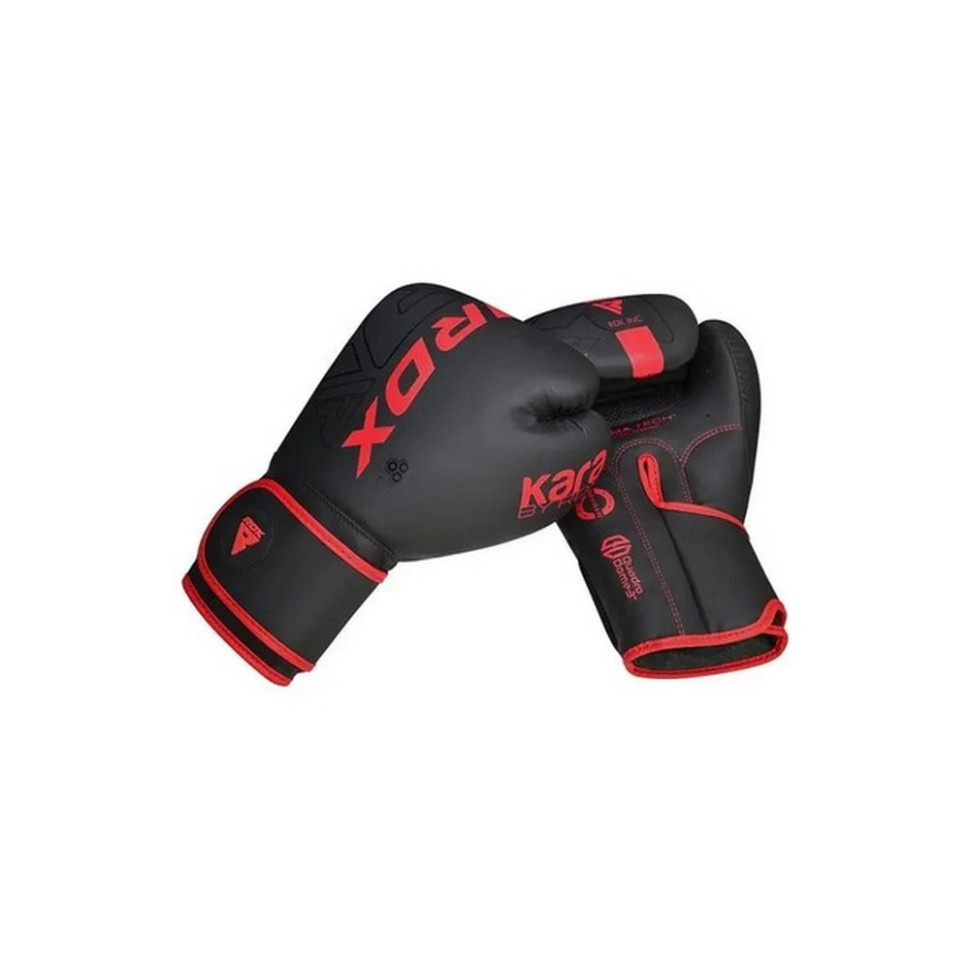 Боксерские перчатки F6 Kara Matte RDX Inc Limited BGR-F6MR-8OZ, Red 8 унций