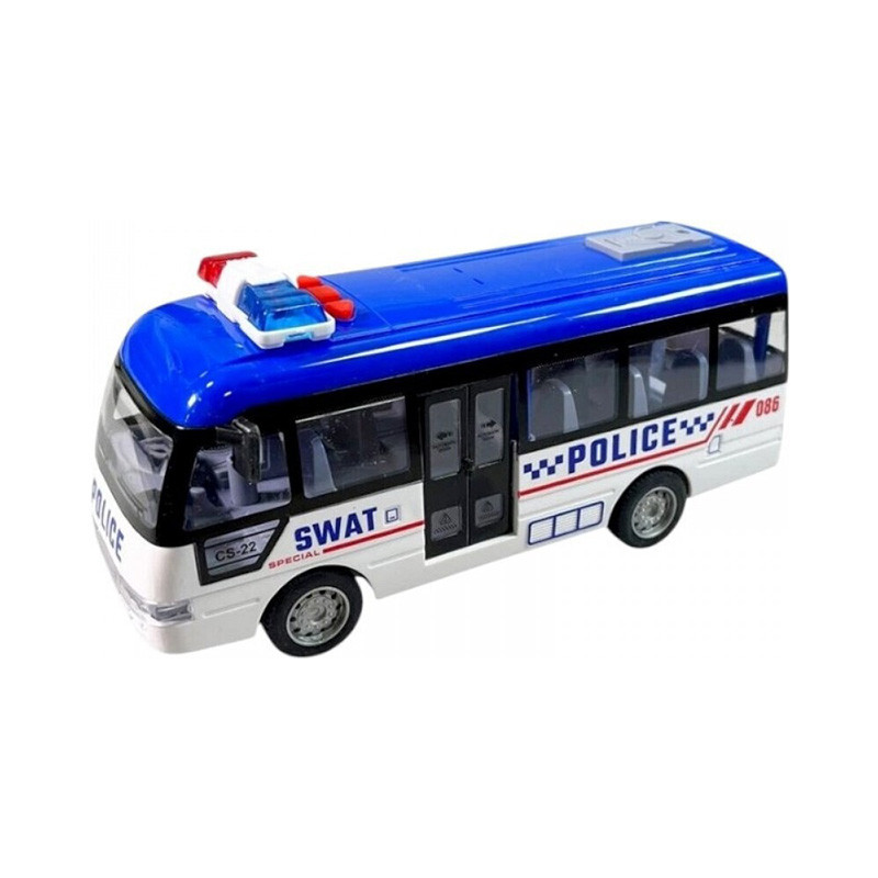 Детский инерционный автобус YG Toys YM-9906F(Blue) 19х6,5х8 см