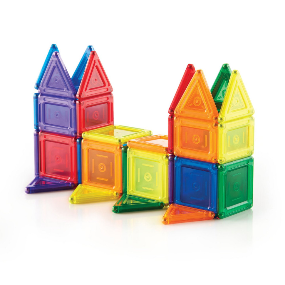 Магнитный конструктор PowerClix Solids Guidecraft G9421, 44 детали