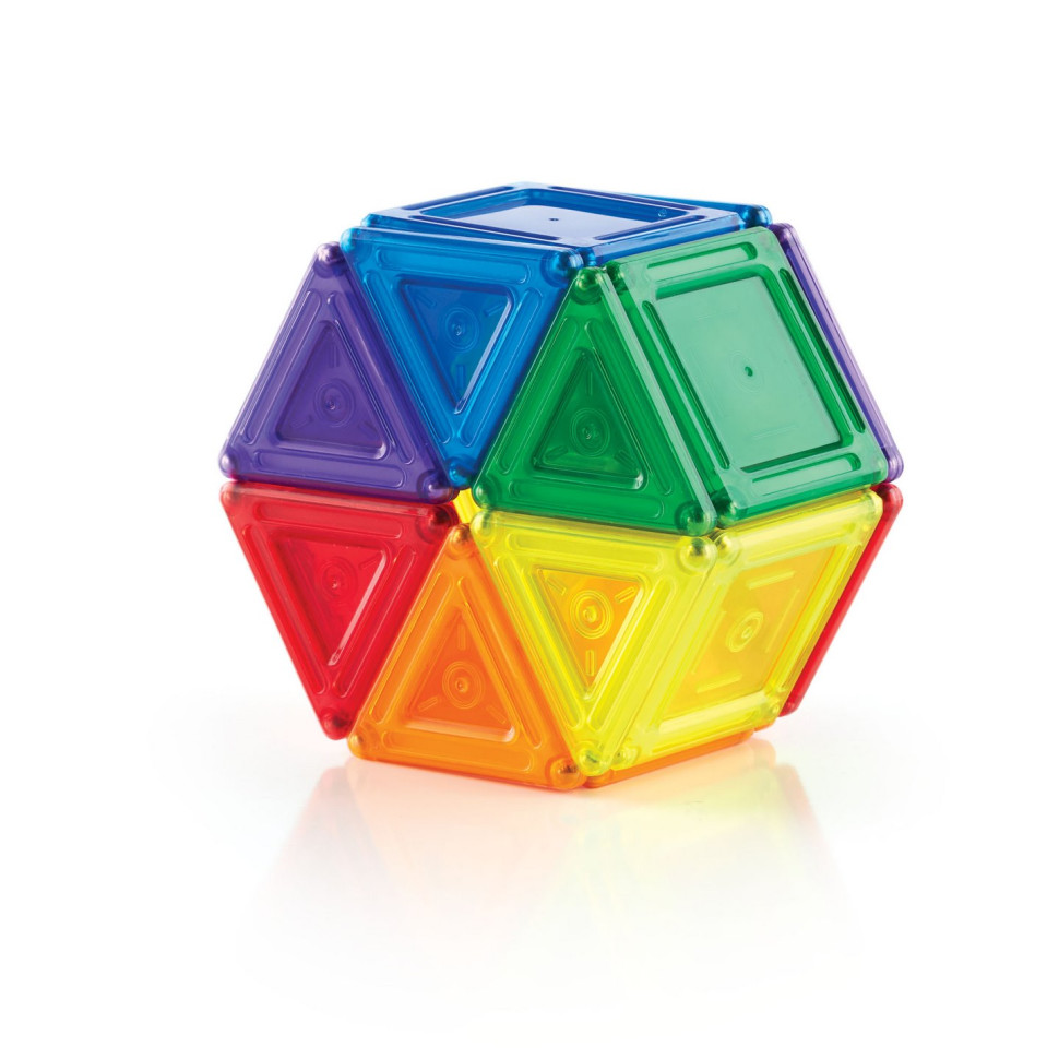 Магнитный конструктор PowerClix Solids Guidecraft G9421, 44 детали