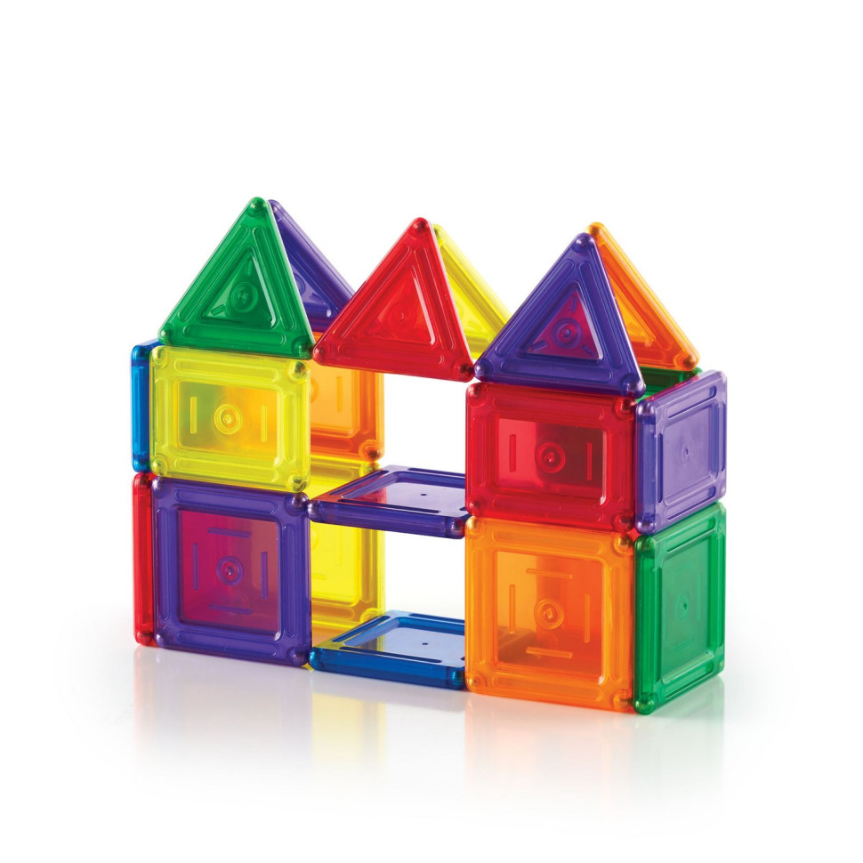 Магнитный конструктор PowerClix Solids Guidecraft G9421, 44 детали