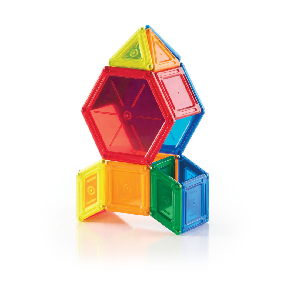 Магнитный конструктор PowerClix Solids Guidecraft G9421, 44 детали