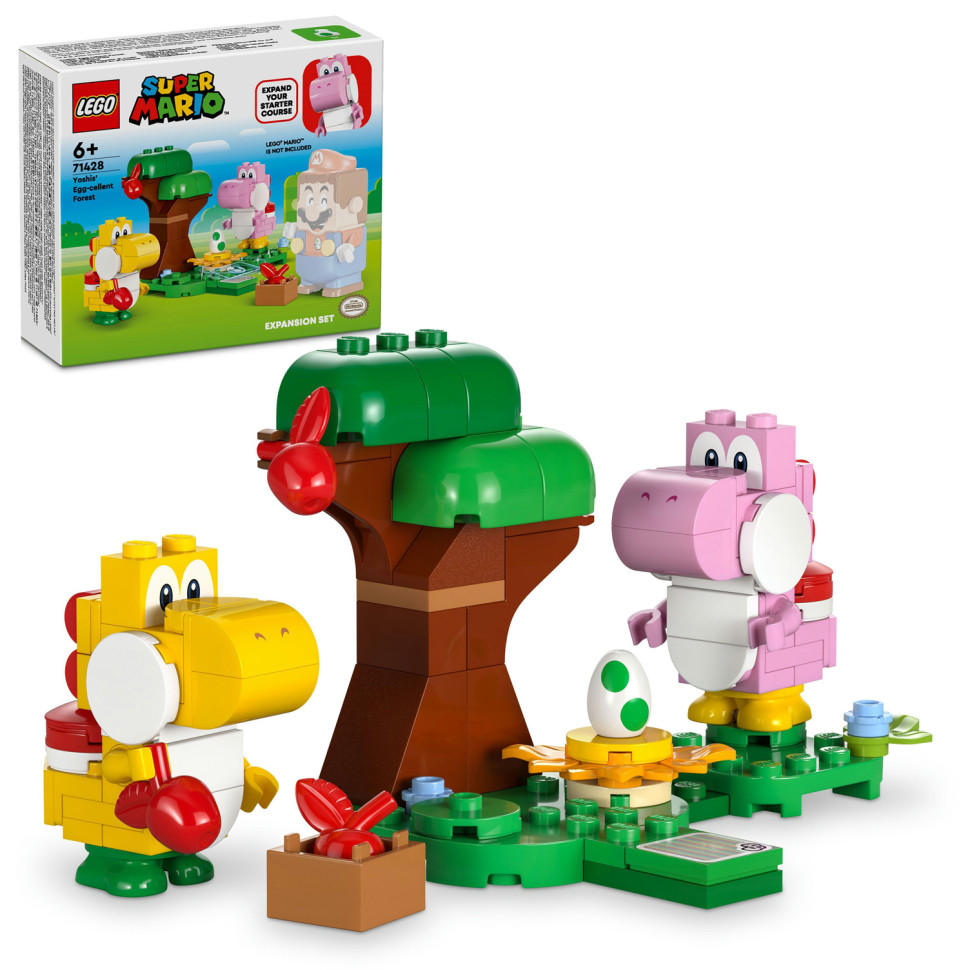 Конструктор LEGO Super Mario Прекрасний ліс Yoshi. Додатковий набір 71428, 107 деталей 