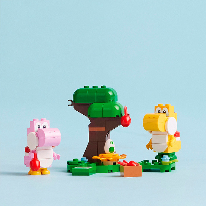 Конструктор LEGO Super Mario Прекрасний ліс Yoshi. Додатковий набір 71428, 107 деталей 