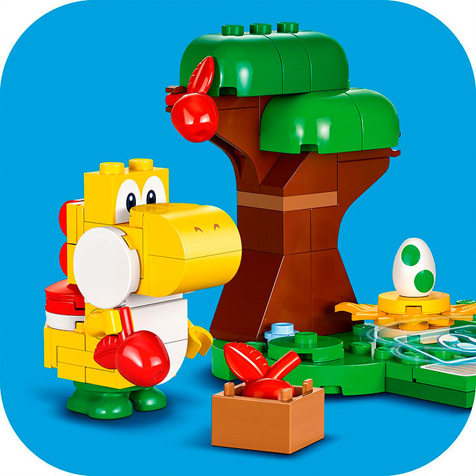 Конструктор LEGO Super Mario Прекрасний ліс Yoshi. Додатковий набір 71428, 107 деталей 