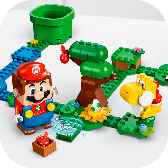 Конструктор LEGO Super Mario Прекрасний ліс Yoshi. Додатковий набір 71428, 107 деталей 