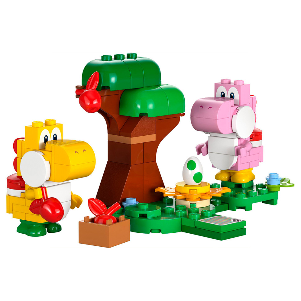 Конструктор LEGO Super Mario Прекрасний ліс Yoshi. Додатковий набір 71428, 107 деталей 