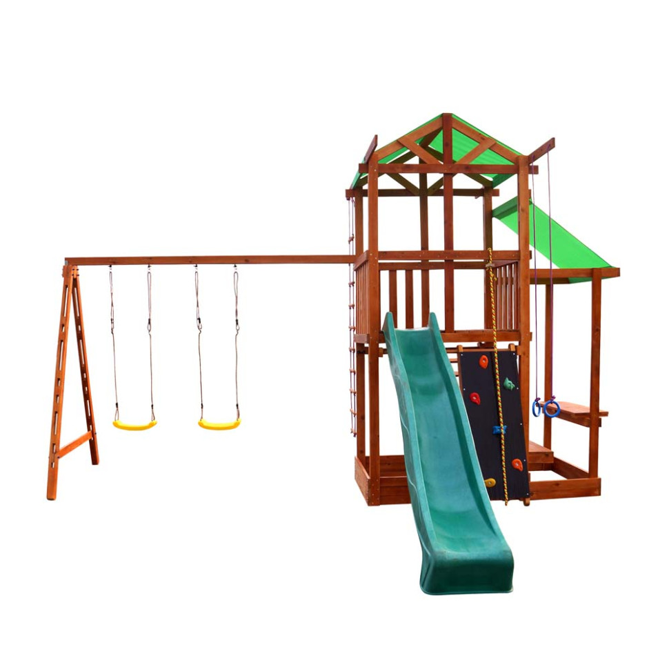 Дитячий ігровий комплекс для вулиці SportBaby Babyland-7 з пісочницею