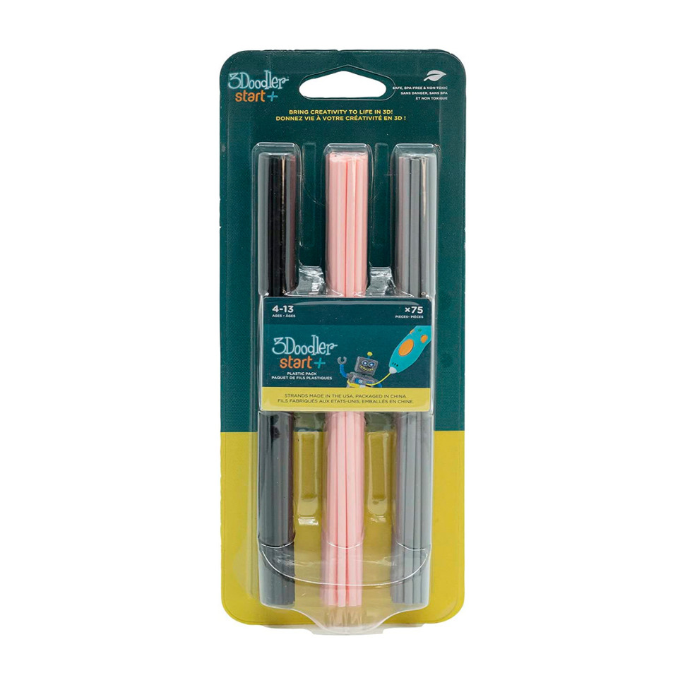 Набір стрижнів МІКС 3Doodler Start 3DS-ECO-MIX3-75 для 3D-ручки