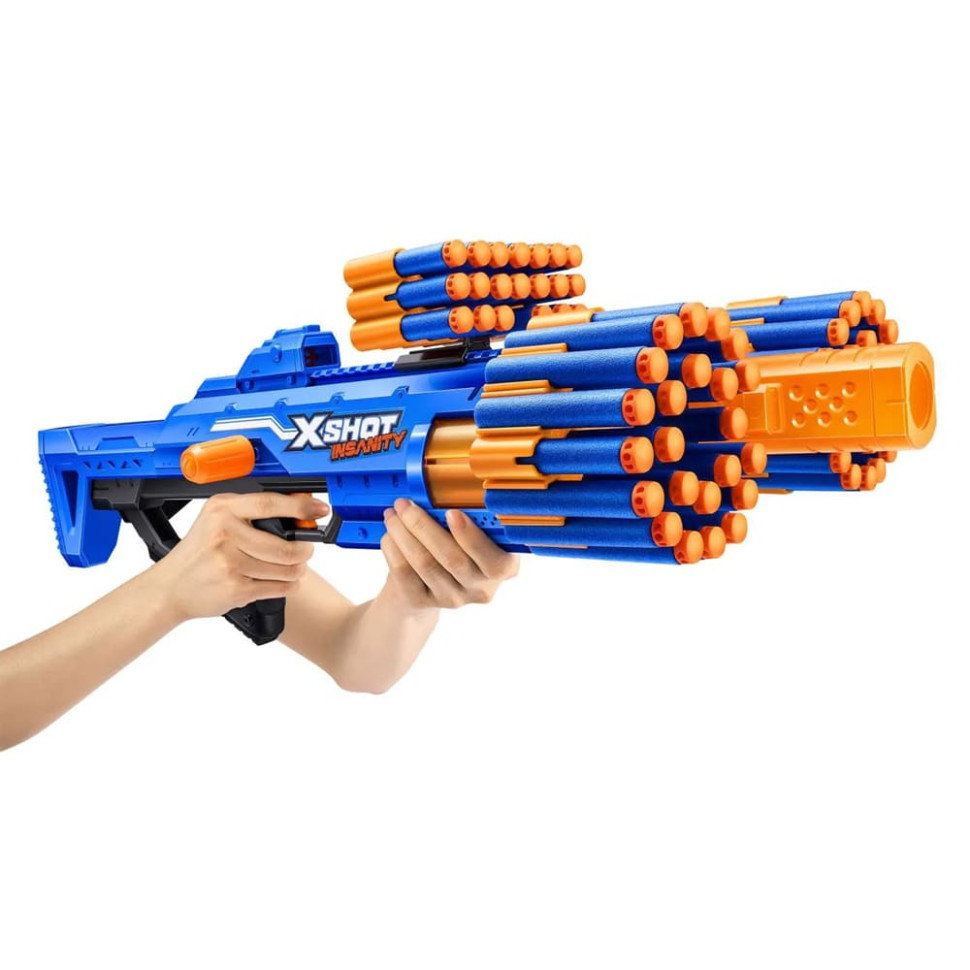 Быстрострельный бластер X-SHOT Insanity-Berzerko 8 Shot Zuru 36610R 48 патронов