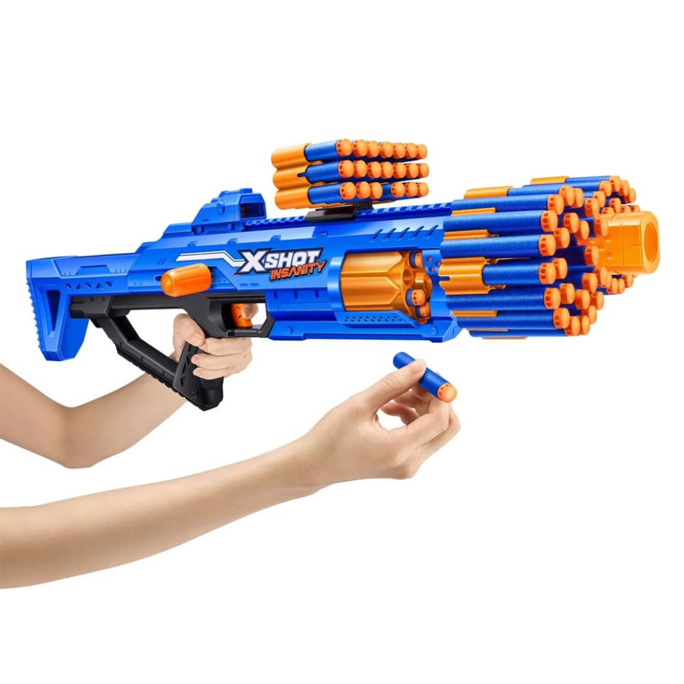 Быстрострельный бластер X-SHOT Insanity-Berzerko 8 Shot Zuru 36610R 48 патронов