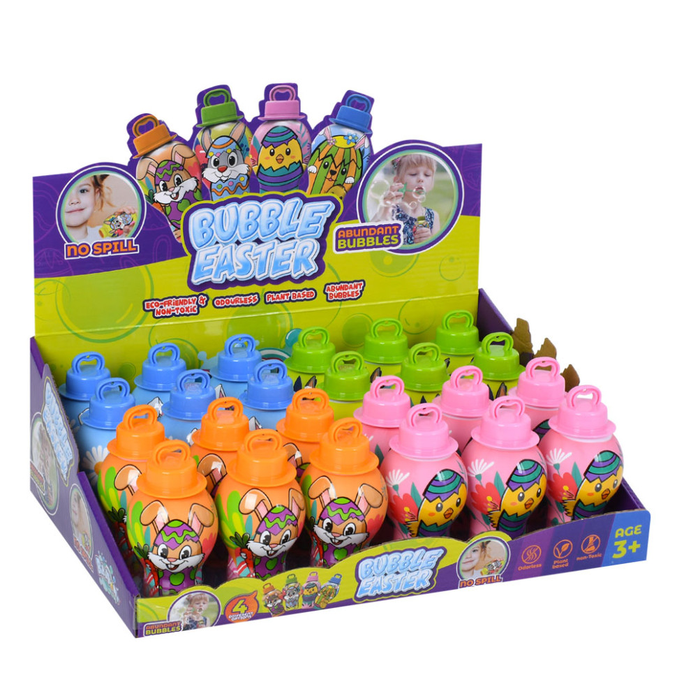 Мыльные пузыри Happy Easter Bambi LBD-601 непроливайка, колба 11,5-6-6см