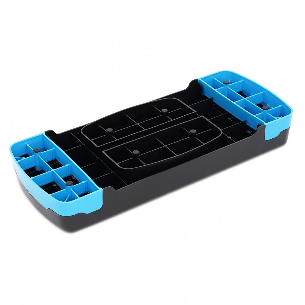 Степ-платформа 2-ступенчатая Cornix XR-0191, 68 х 28 х 10-15 см, Black/Blue
