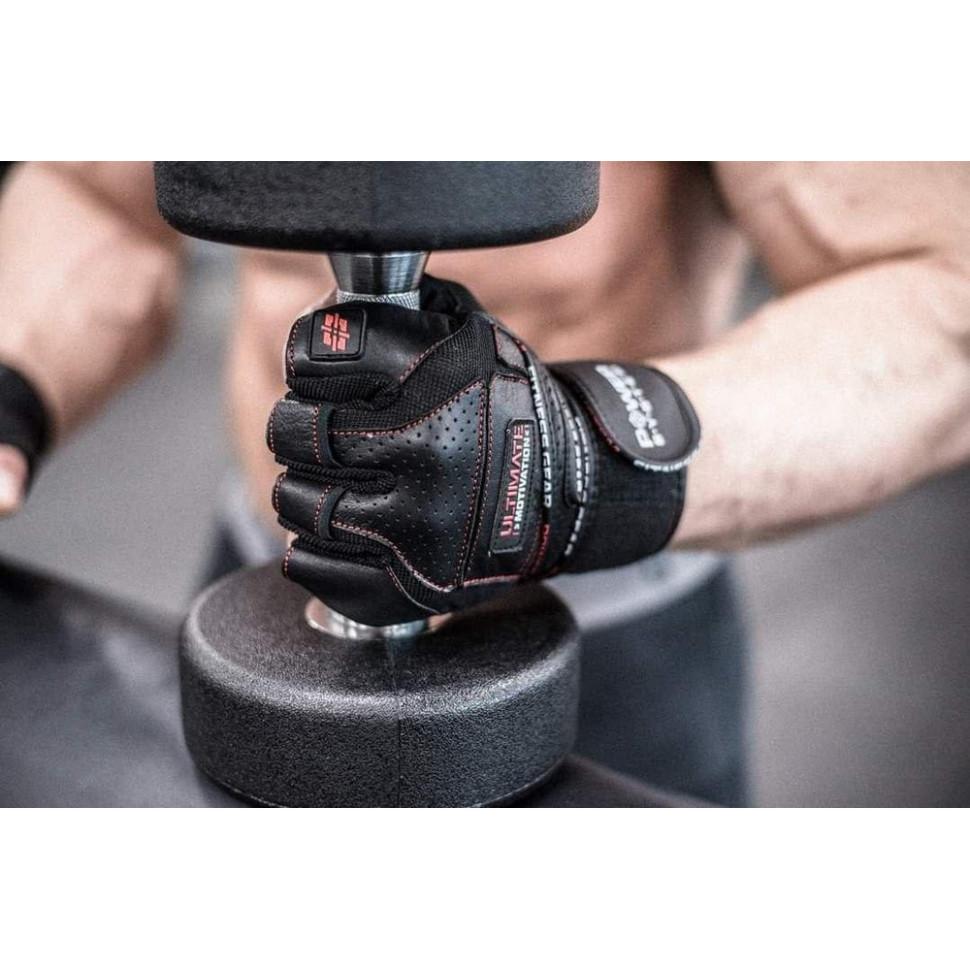 Перчатки для фитнеса Ultimate Motivation Power System PS_2810_XL_Black/Red, L 23 см