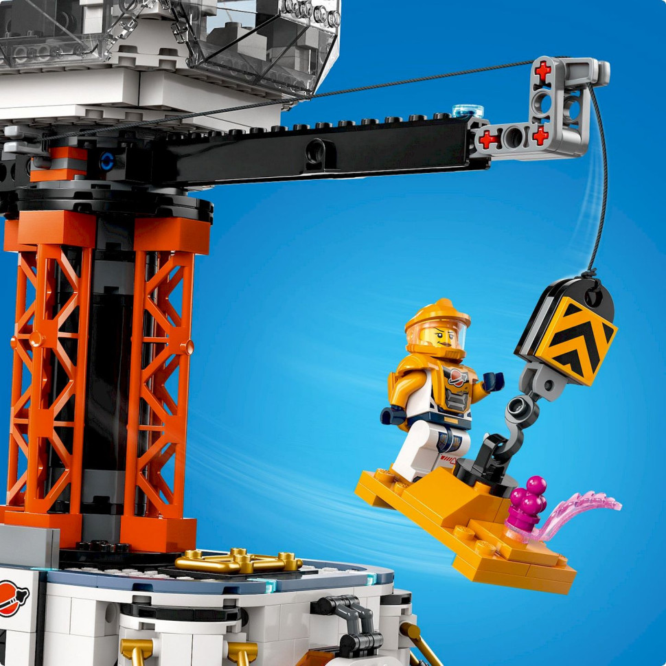 Конструктор Космическая база и стартовая площадка для ракеты LEGO 60434, 1422 детали