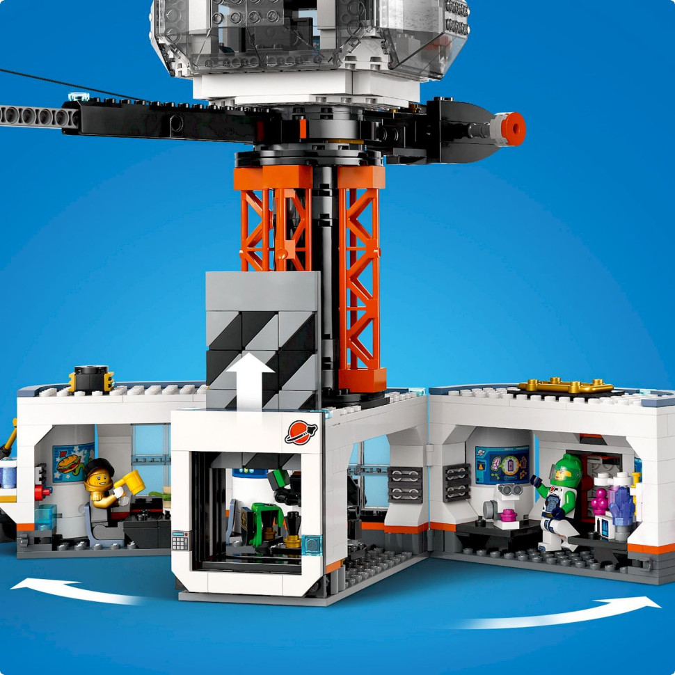 Конструктор Космическая база и стартовая площадка для ракеты LEGO 60434, 1422 детали