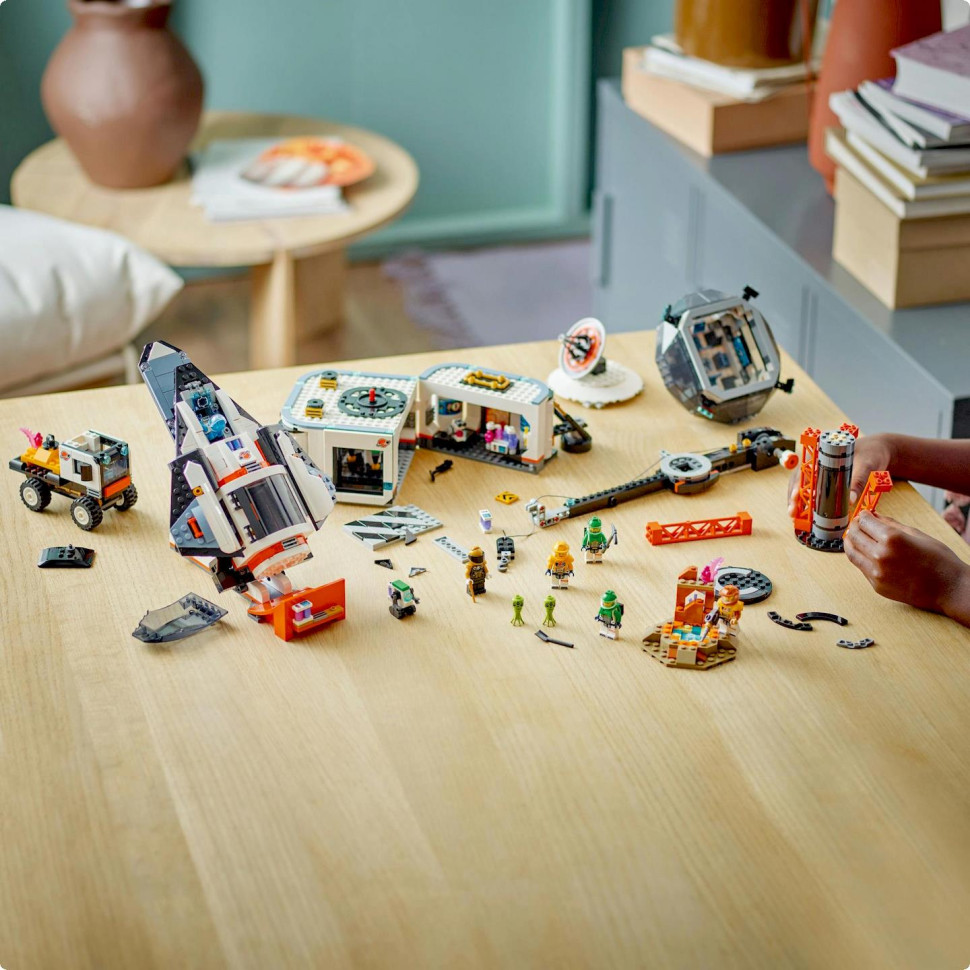 Конструктор Космическая база и стартовая площадка для ракеты LEGO 60434, 1422 детали