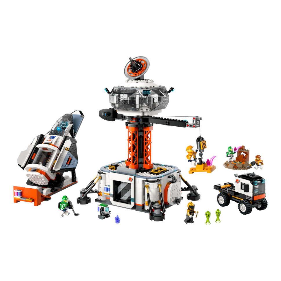 Конструктор Космическая база и стартовая площадка для ракеты LEGO 60434, 1422 детали