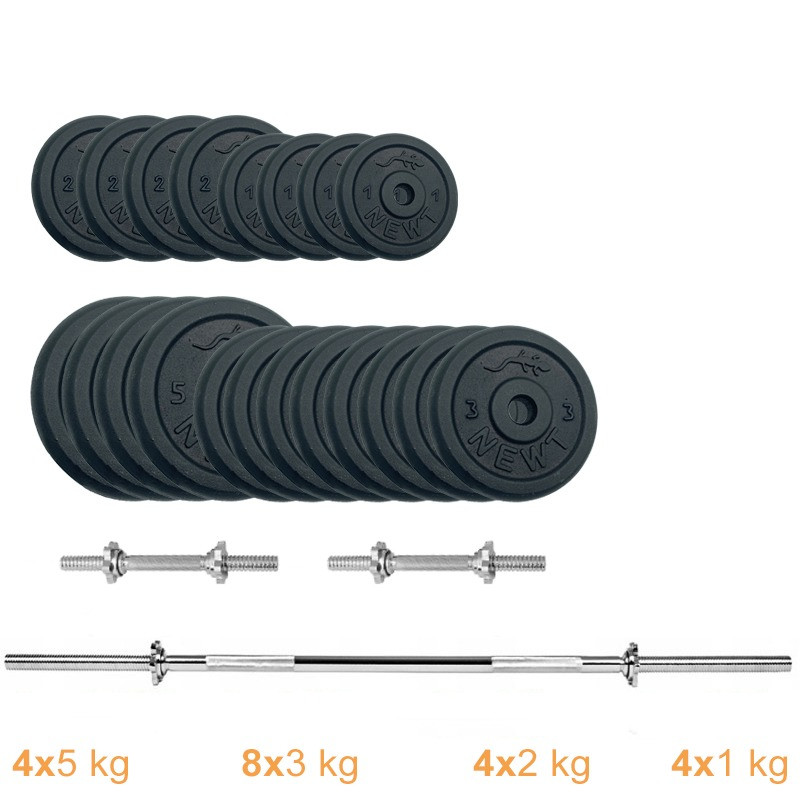 Набор штанга + гантели металлические Gym Set-H Home Newt NE-M-H-SET-67, 67 кг