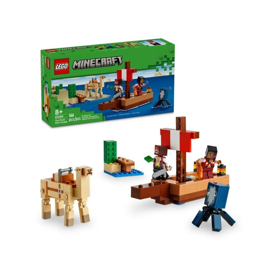 Конструктор «Путешествие на пиратском корабле» LEGO 21259, 166 деталей
